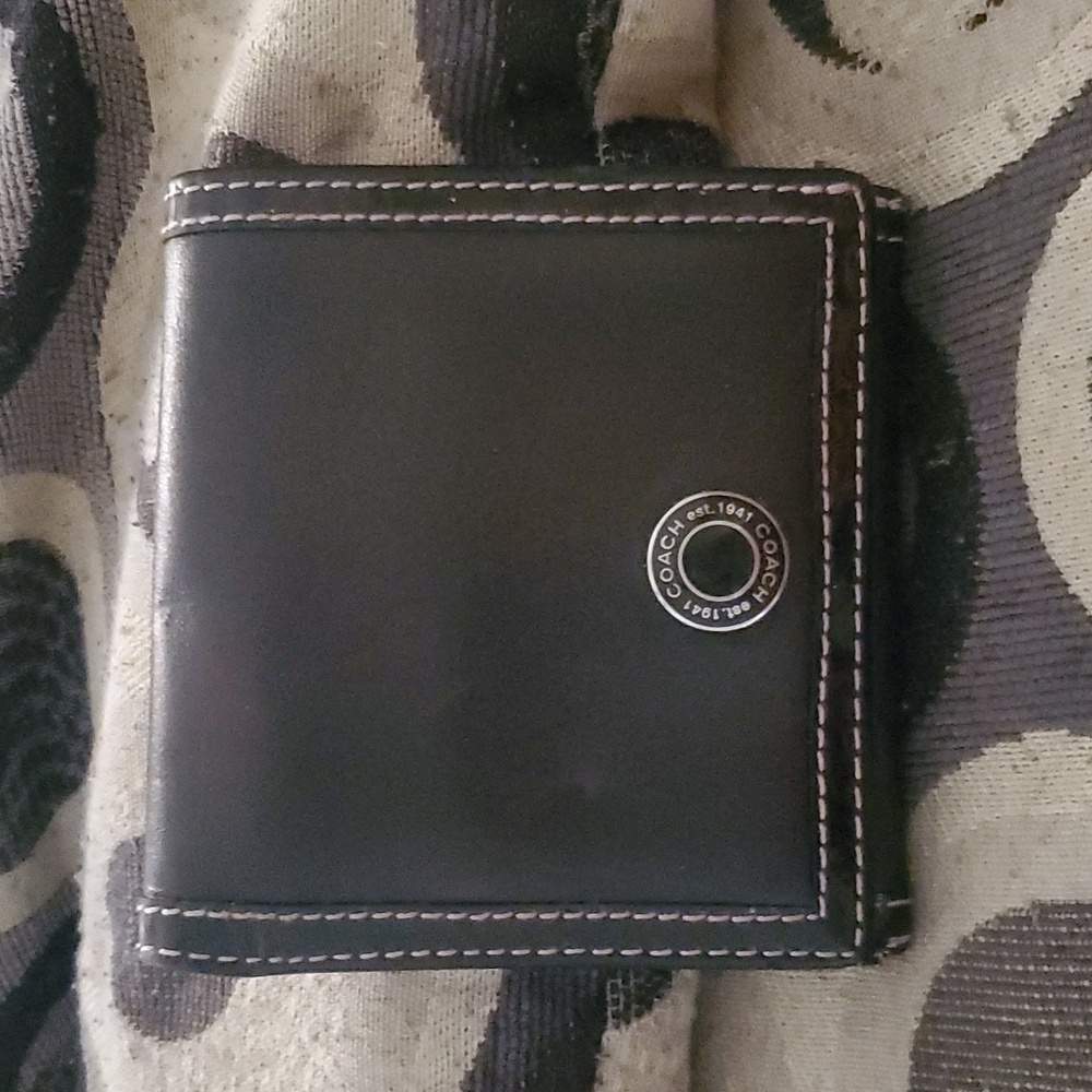 Y2K Black and Pink SM Coach Wallet